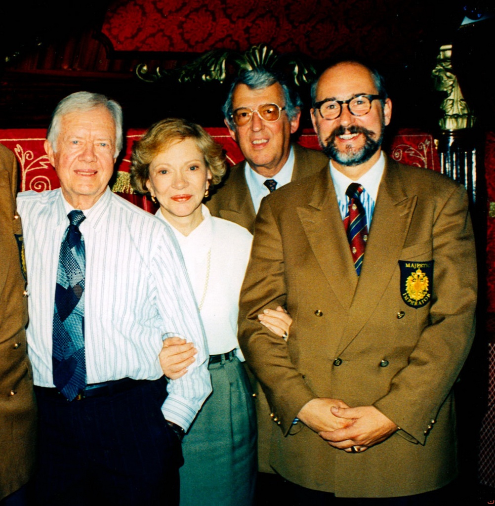 Präsident Carter, Rosalynn Carter,  Gottfried Rieck